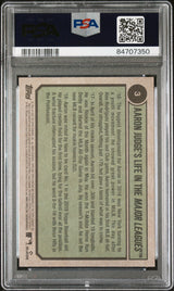 2023 TOPPS HERITAGE AARON JUDGE TRIBUTE  #3 - PSA 10