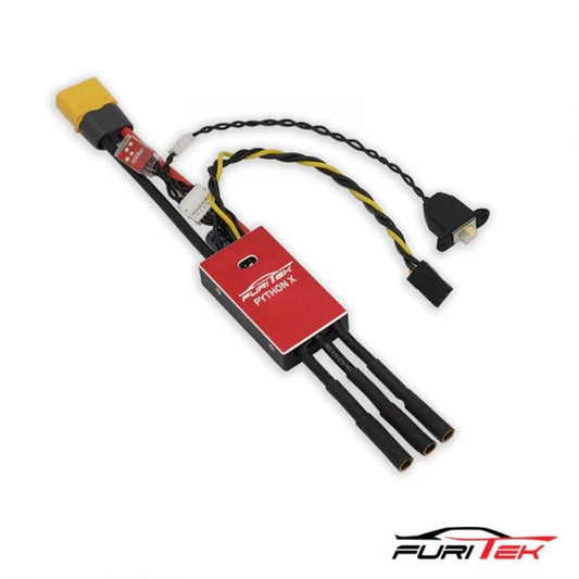 FURITEK 2350 PYTHON X 80A/120A BRUSHED/BRUSHLESS ESC FOR 1/10 RC CRAWLERS W/BT