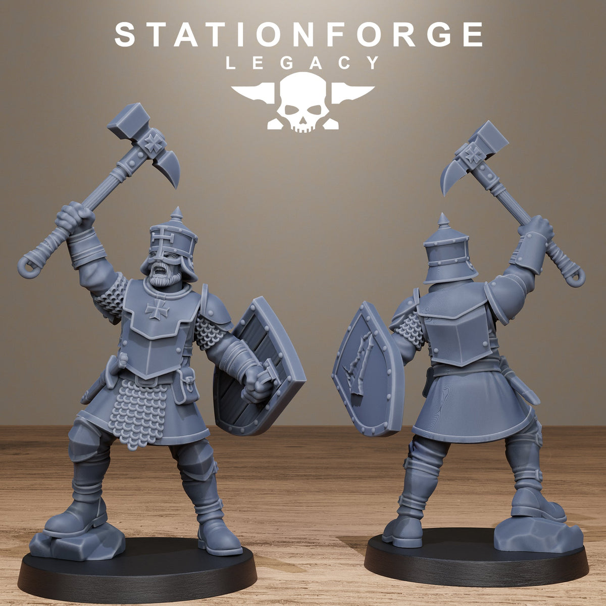 3D Printed Thorncrest Infantry by StationForge Miniatures