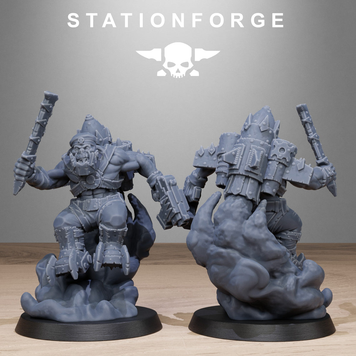 3D Printed Orkaz Flyers by StationForge Miniatures
