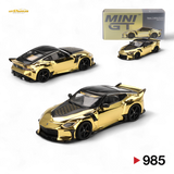 Mini-GT Nissan Z VeilSide FZ400 Gold Chrome LHD 1:64