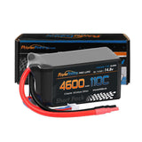 Powerhobby 4S 14.8V 4600mah 110C-220C Short Drag Racing Lipo Battery