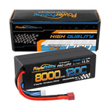 Powerhobby 4s 15.2V 8000MAH 120C HV + GRAPHENE Lipo Battery Deans Plug Hard Case
