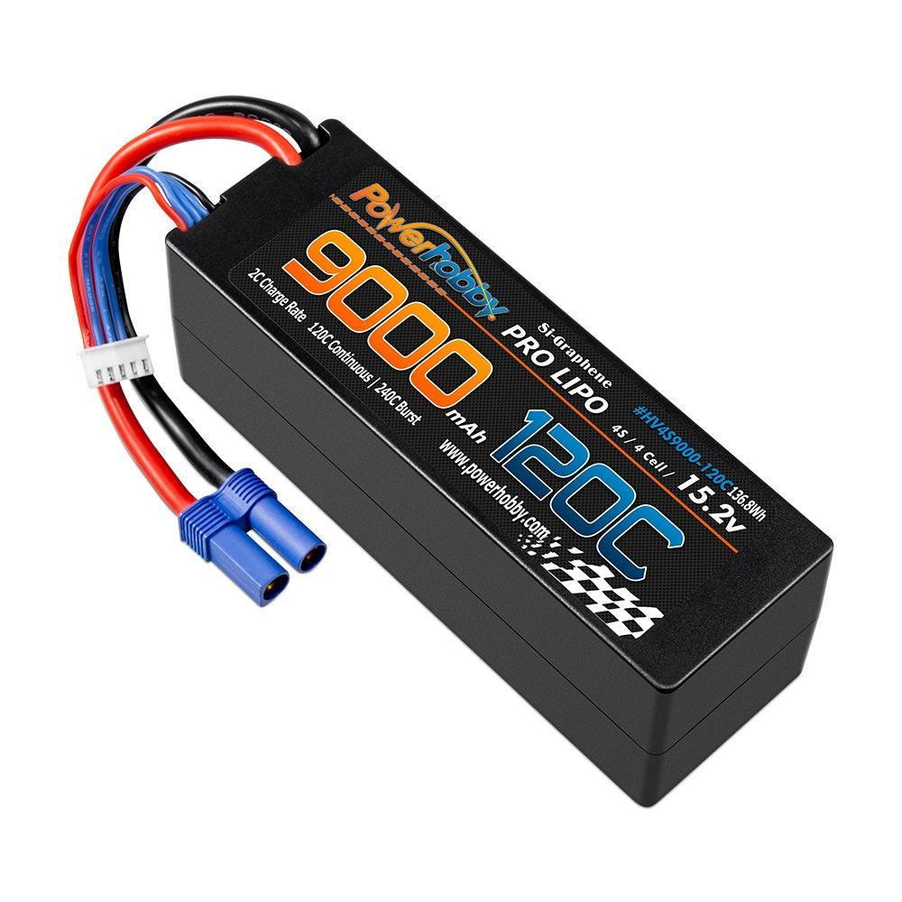Powerhobby 4S 15.2V 9000mah 120c Graphene Lipo Battery w EC5 Plug
