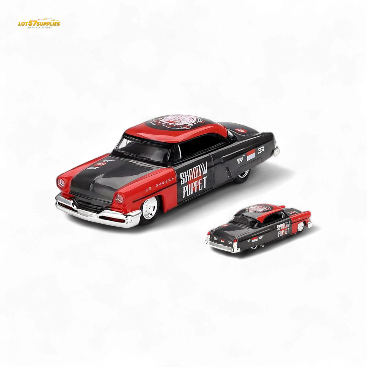 Mini-GT 1954 Lincoln Capri Hot Rod Shadow Puppet 1:64