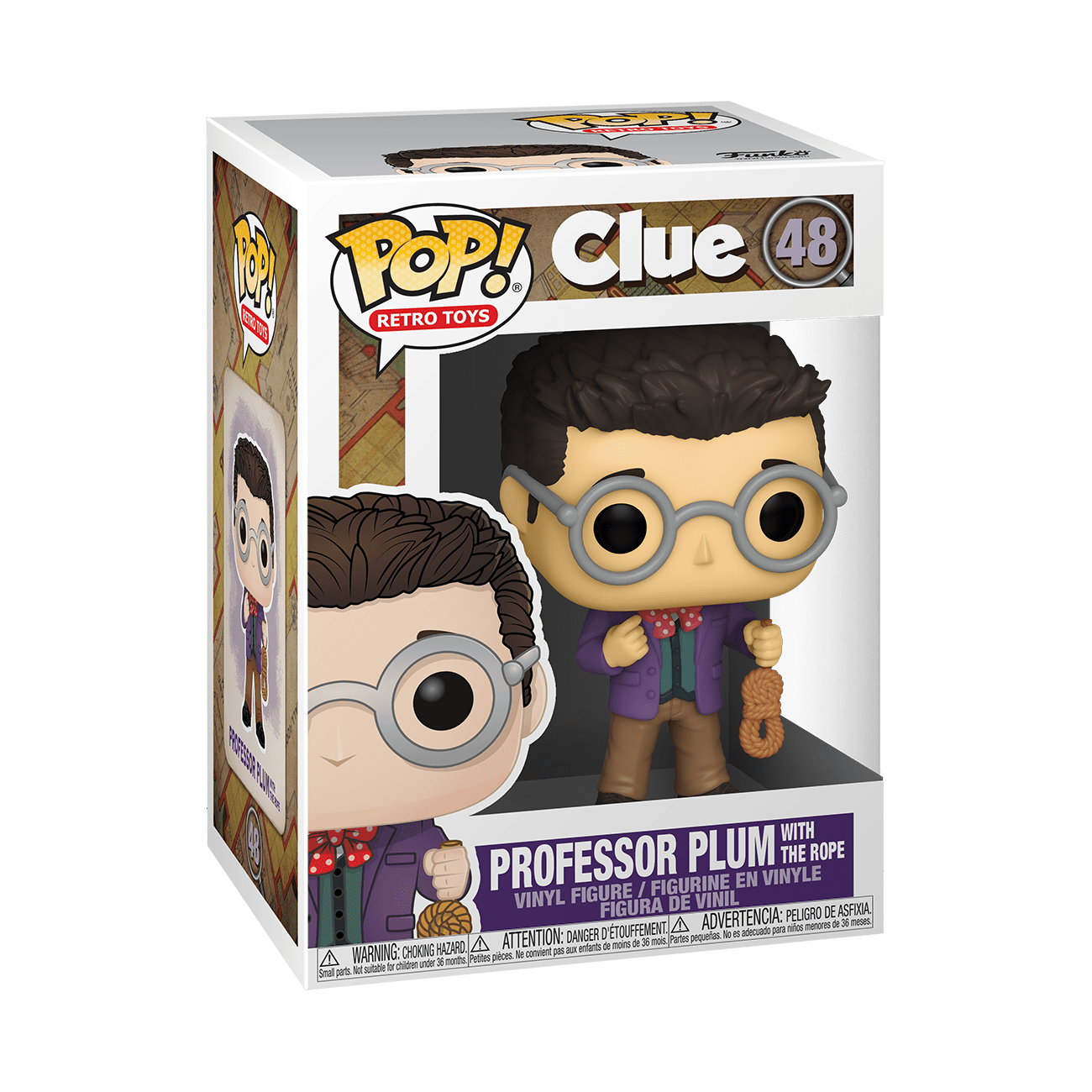 POP! Retro Toys: Hasbro - Professor Plum with Rope