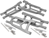IRonManRc Front & Rear Suspension Arms for Traxxas 1/10 4X4 Slash, Stampede, Rustler 4WD VXL- Replaces Part 3655
