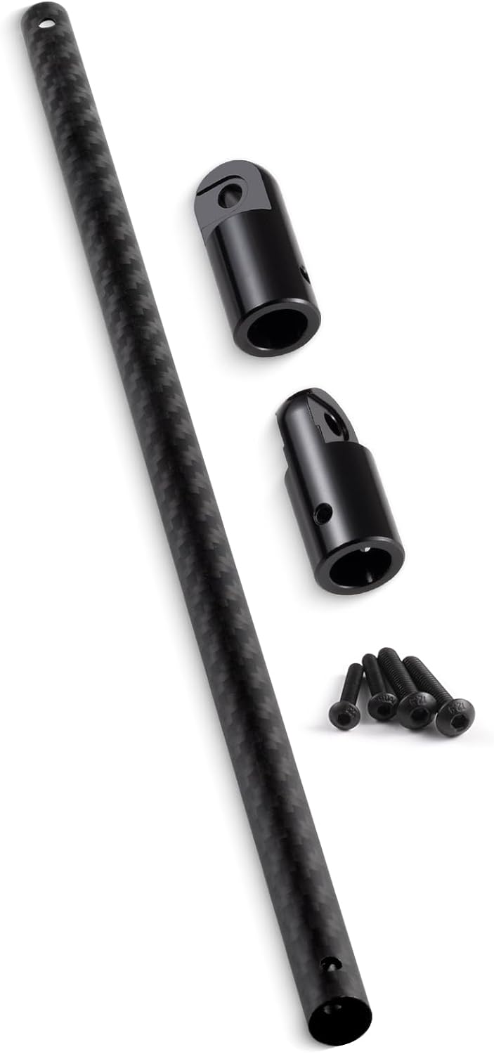 IRonManRc Arrma Vendetta Infraction 3S BLX Carbon fiber Center Chassis Support Bar Upgrade (Black)