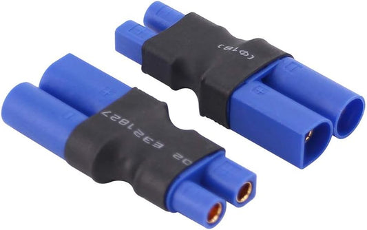 Island Hobby Nut 2pcs Male EC5 to Female EC3 Connector Adapter