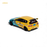 (Pre-Order) ET Model Honda Civic EG6 Rocket Bunny Spoon Blue 1:64