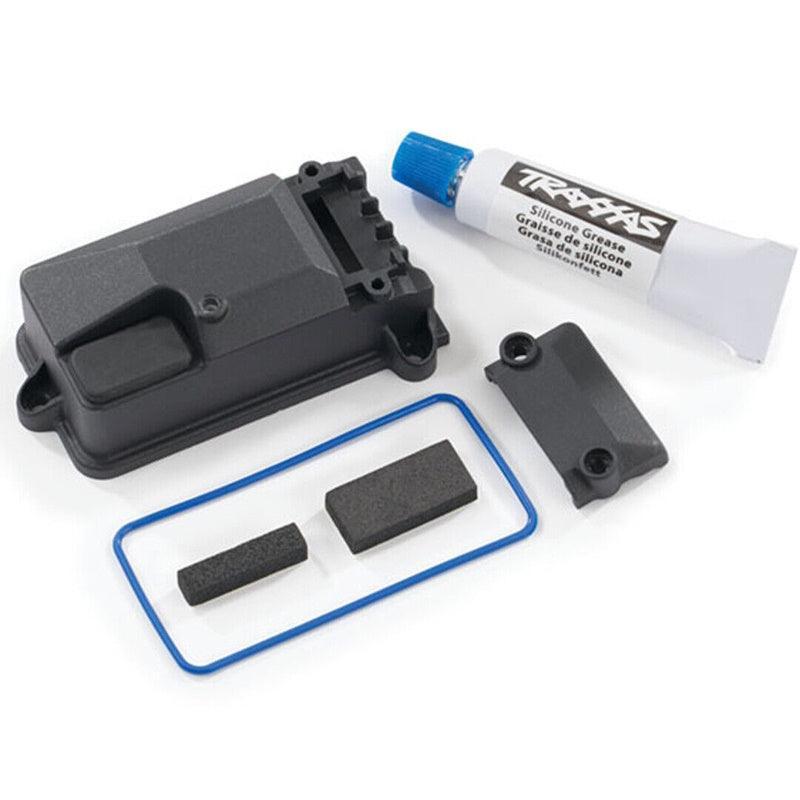 Traxxas Receiver Box Cover (For #2260 Bec) /Foam Pads/ Seals/ Silicone Grease 8224X