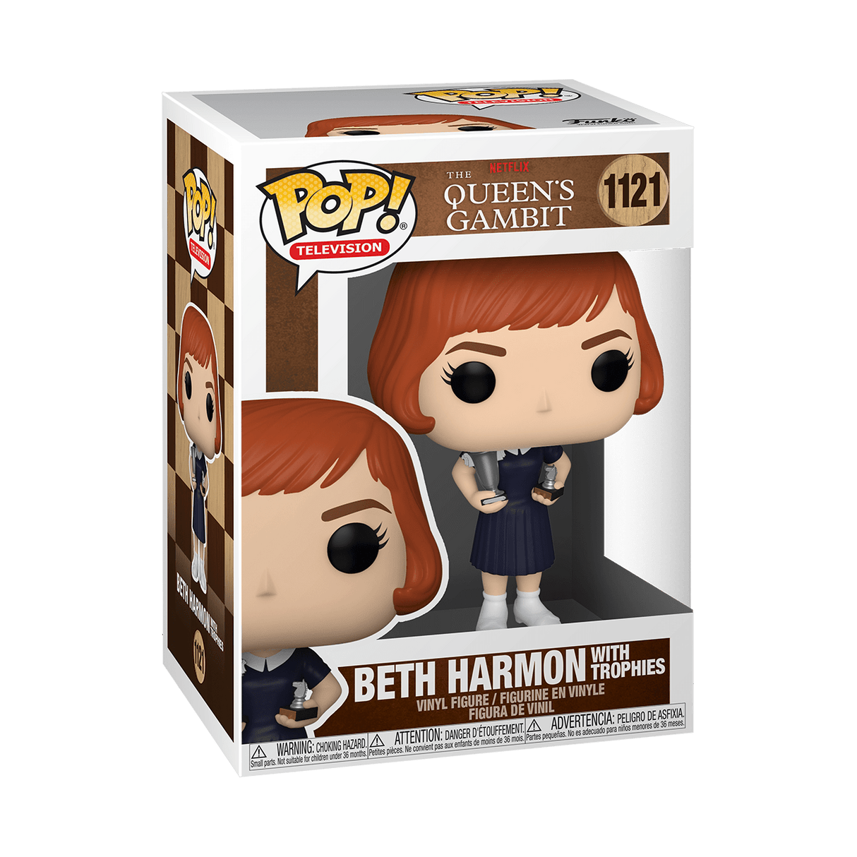 POP TV: Queens Gambit - Beth w/trophies