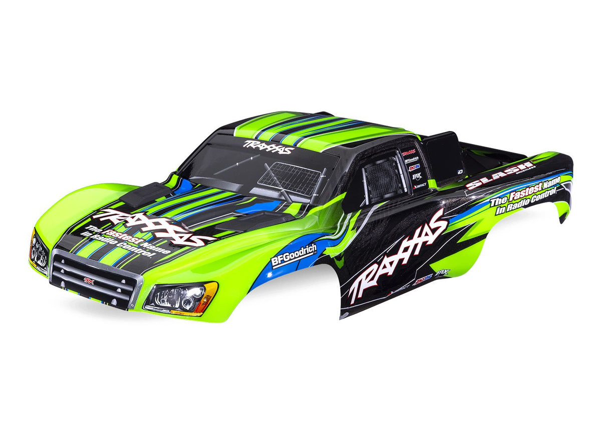 Traxxas 5924-GRN Slash Green Clipless Body
