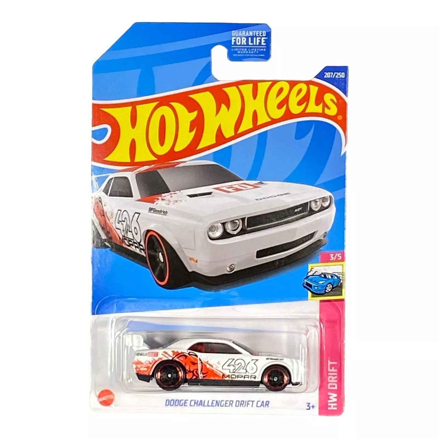 Hot Wheels Dodge Challenger Drift Car - HW Drift Series 3/5
