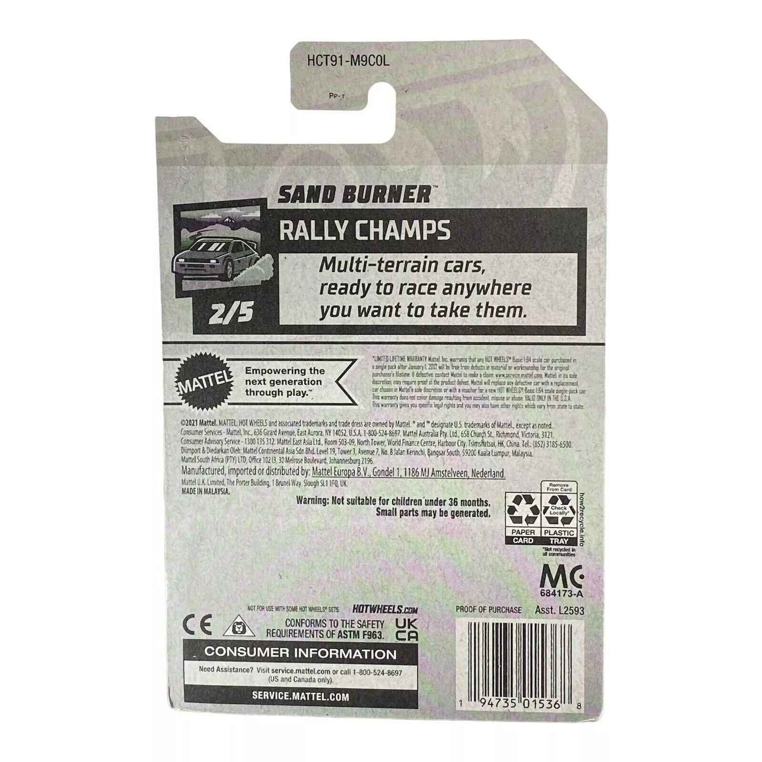 Hot Wheels Sand Burner Rally Champs 2/5