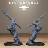 3D Printed Bogkin Spearmen by StationForge Miniatures