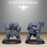 3D Printed Orkaz Bros Infantry by StationForge Miniatures