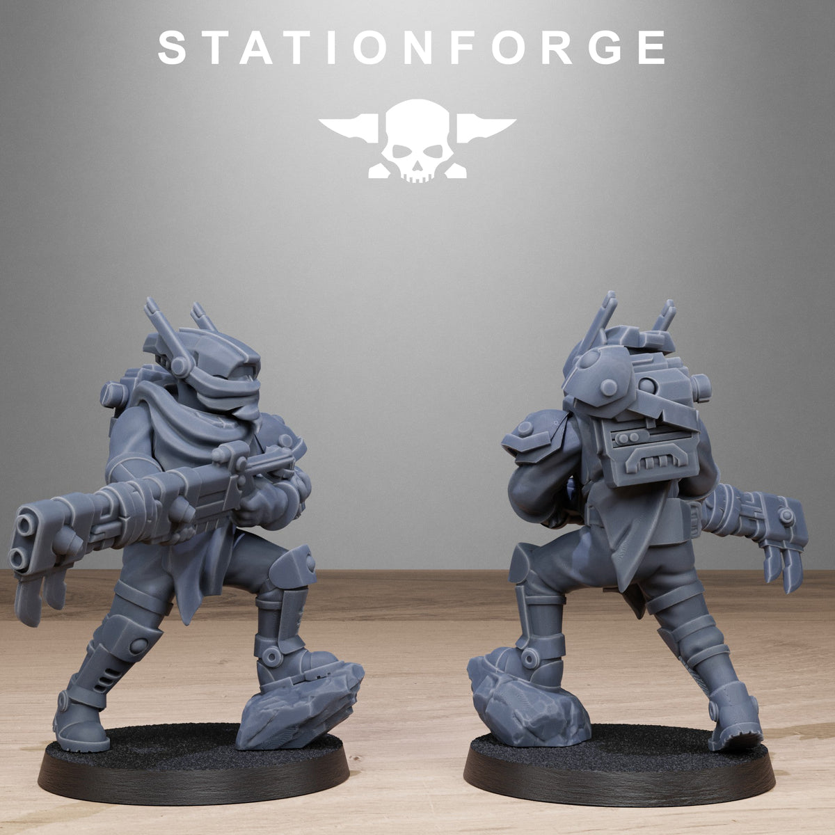 3D Printed Tarion Hunters x10 by StationForge Miniatures