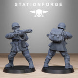 3D Printed FreeGuard Infantry by StationForge Miniatures