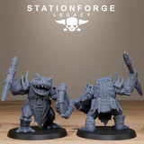 3D Printed Bogkin Heavies by Stationforge Miniatures