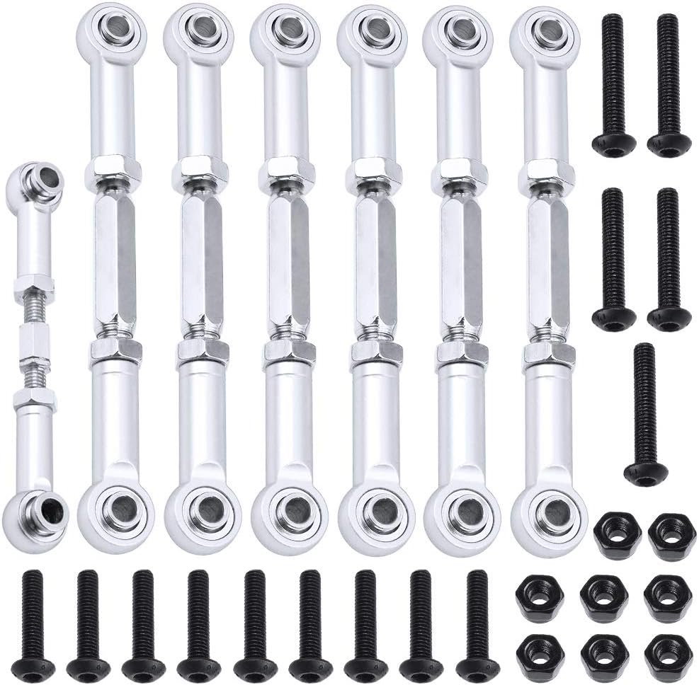 IslandHobbynut Aluminum Adjustable Turnbuckles W / Rod Ends Kit 2wd 4wd