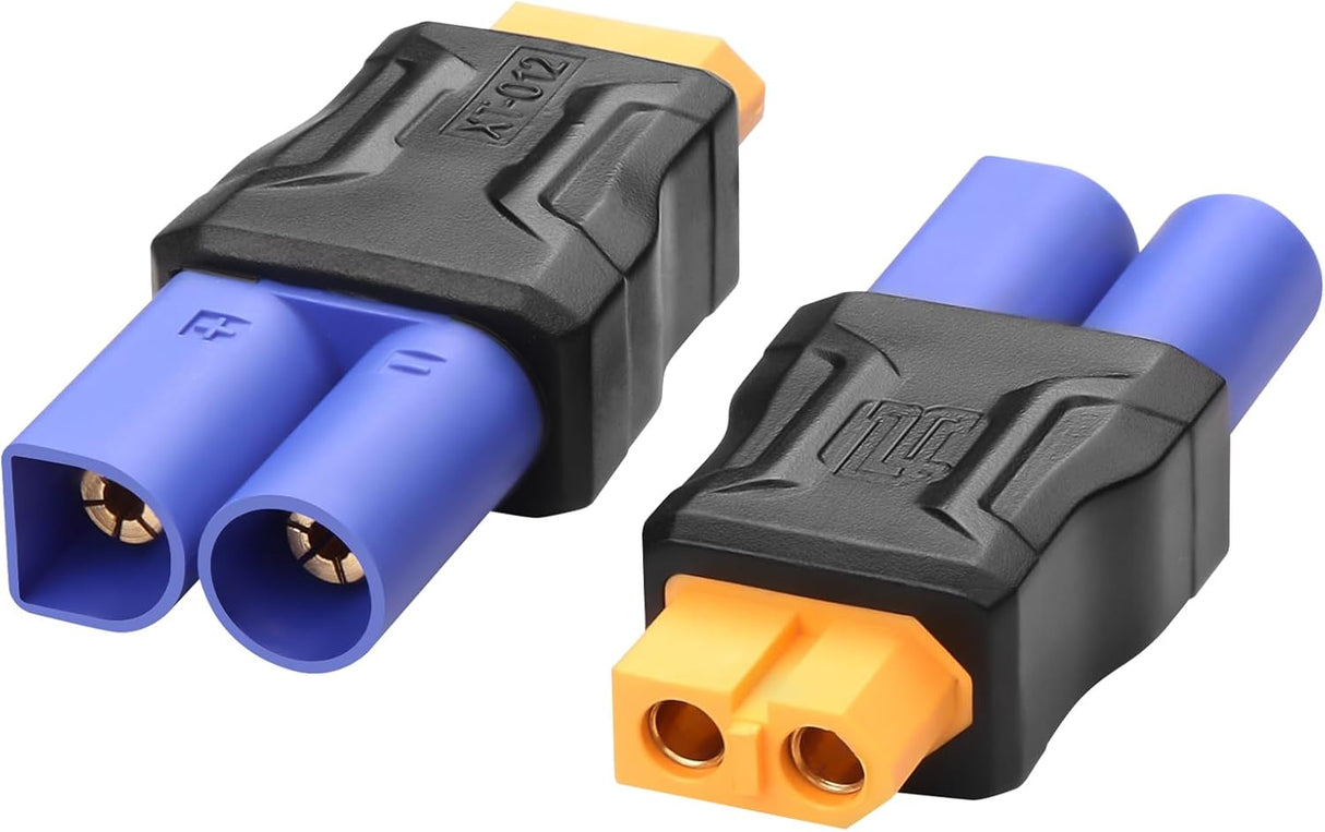 IRonManRc 2pc XT60 FEMALE To EC5 MALE Wireless Connector Adapters