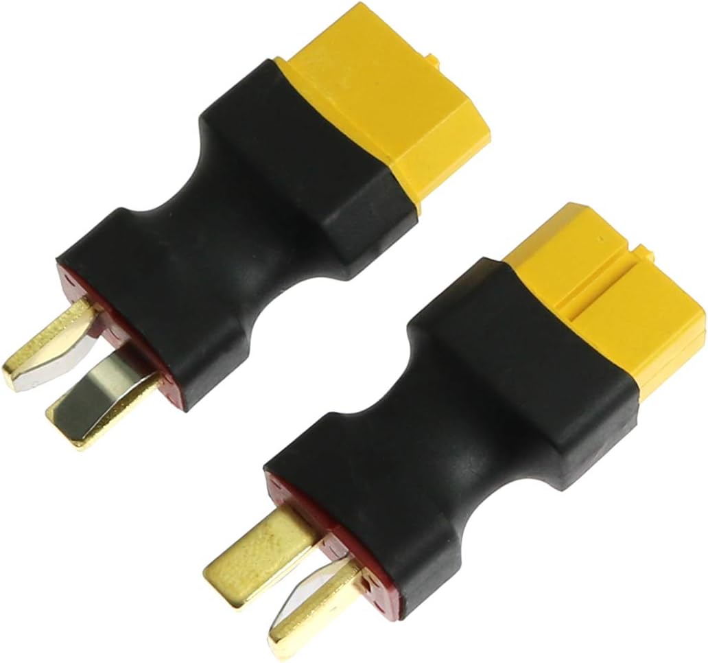 IRonManRc 2pc XT60 FEMALE To Deans MALE Wireless Connector Adapters