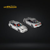 MicroTurbo Nissan 180SX Miyabi Metallic Silver 1:64