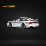 MicroTurbo Nissan 180SX Miyabi Metallic Silver 1:64