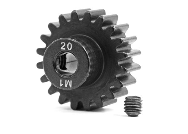 TRAXXAS 6494R PINION 20-T 1.0 MP 5MM SHAFT