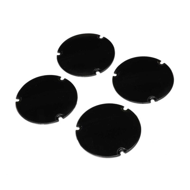 Losi LOS-2886 Wheel Cover Set, Black: 22S Sprint