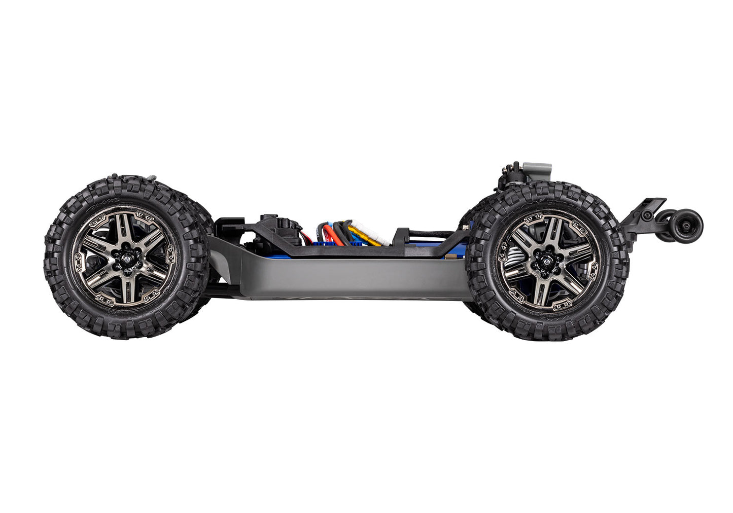 Traxxas 67376-4 BLUE Rustler 4X4 VXL: 1/10 Scale Stadium Truck with TQi™ Traxxas Link™ Enabled 2.4GHz Radio System & Traxxas Stability Management (TSM)®