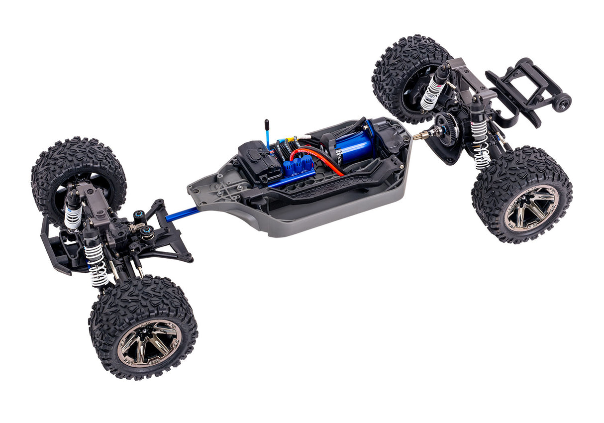 Rustler 67376-4 RED 4X4 VXL: 1/10 Scale Stadium Truck with TQi™ Traxxas Link™ Enabled 2.4GHz Radio System & Traxxas Stability Management (TSM)®