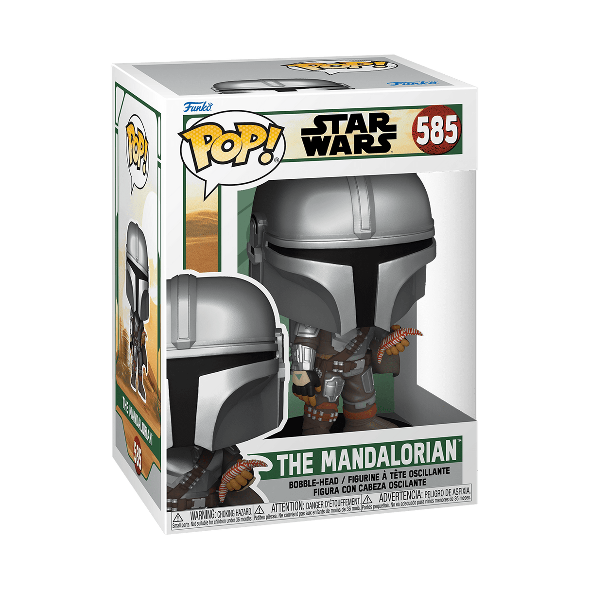 POP! Star Wars: BoBF - Mando w/pouch