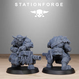 3D Printed Orkaz Bros Infantry by StationForge Miniatures