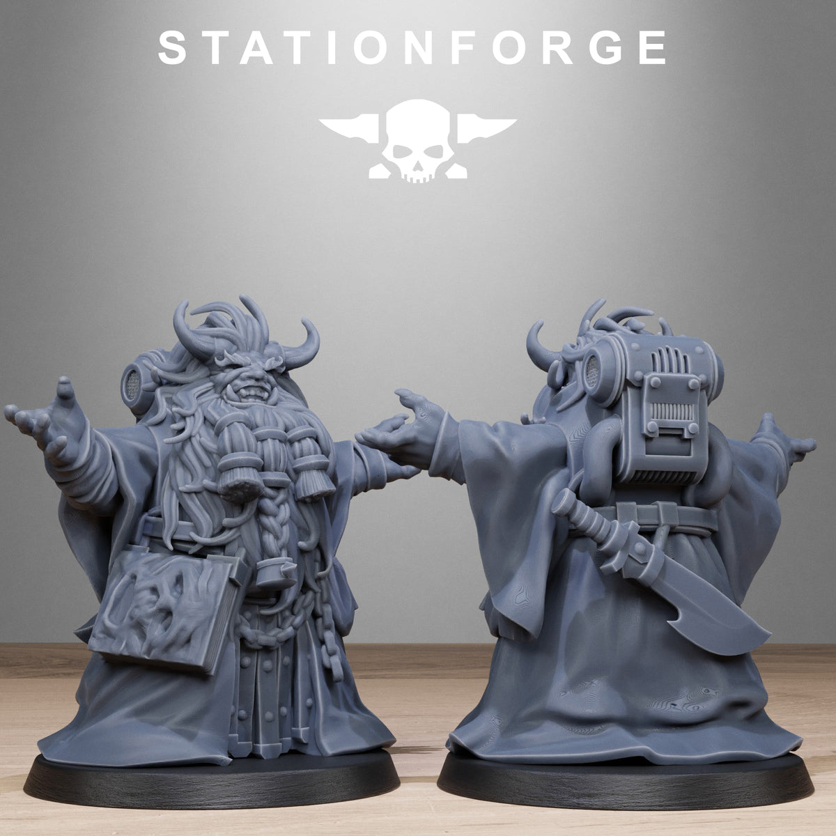3D Printed Corrupted Guard Dwarves by StationForge Miniatures