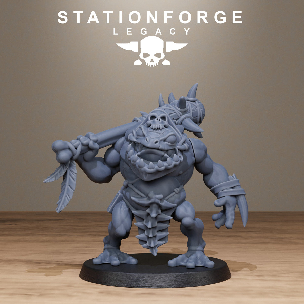 3D Printed Bogkin Ogres by StationForge Miniatures