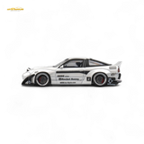 MicroTurbo Nissan 180SX Pandem Rocket Bunny White 1:64
