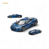 Mini-GT Jaguar C-X75 Blue 1:64