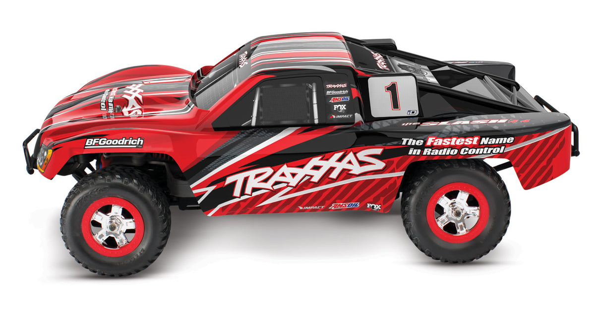 Traxxas 70054-8 RED Camion de parcours court Pro 4WD à l'échelle 1/16