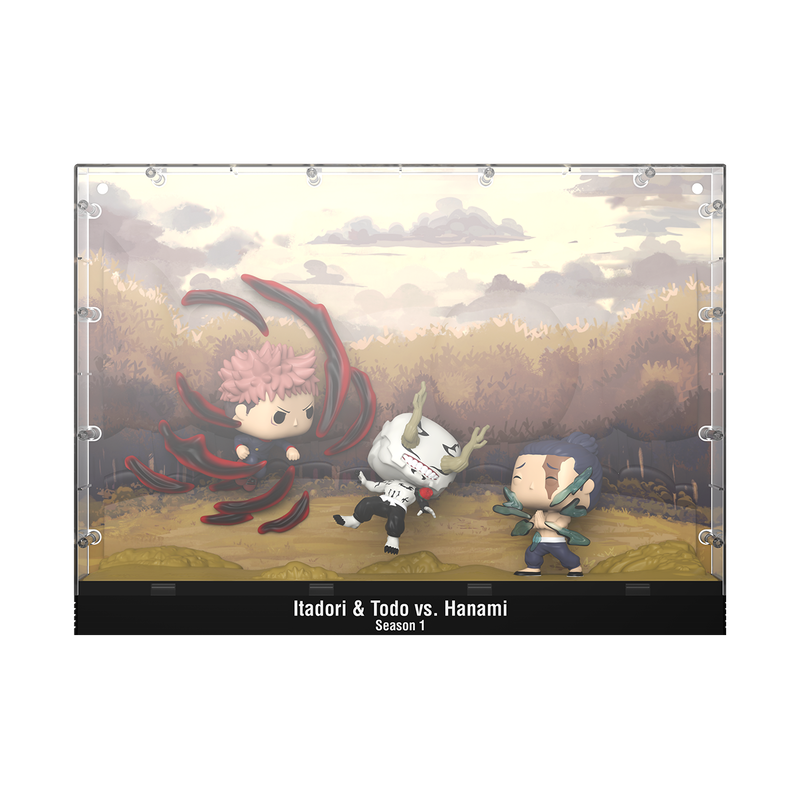 (PRE-ORDER) POP! Moments DLX: JJK- Itadori & Todo vs Hanami