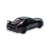 Street Weapon Nissan R34 GT-R Black Snow Drift 1:64