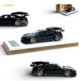 404ERROR Porsche Taycan Black with Roof Box 1:64