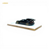 404ERROR Porsche Taycan Black with Roof Box 1:64