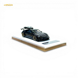 404ERROR Porsche Taycan Black with Roof Box 1:64