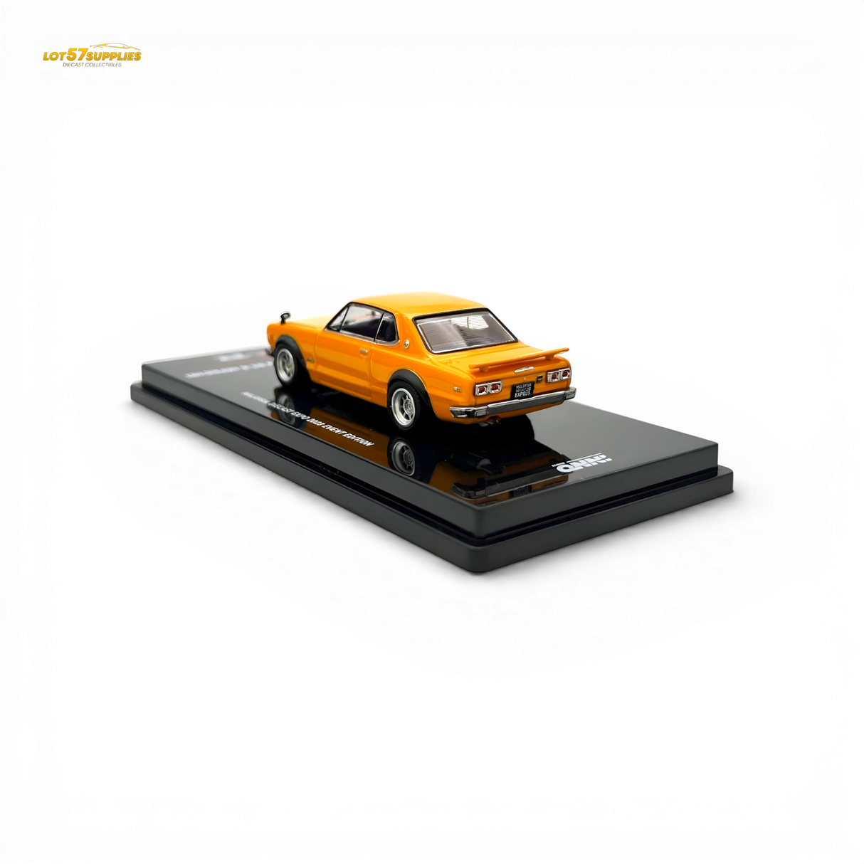 Inno64 Nissan Skyline 2000 GT-R KPGC10 Orange 1:64