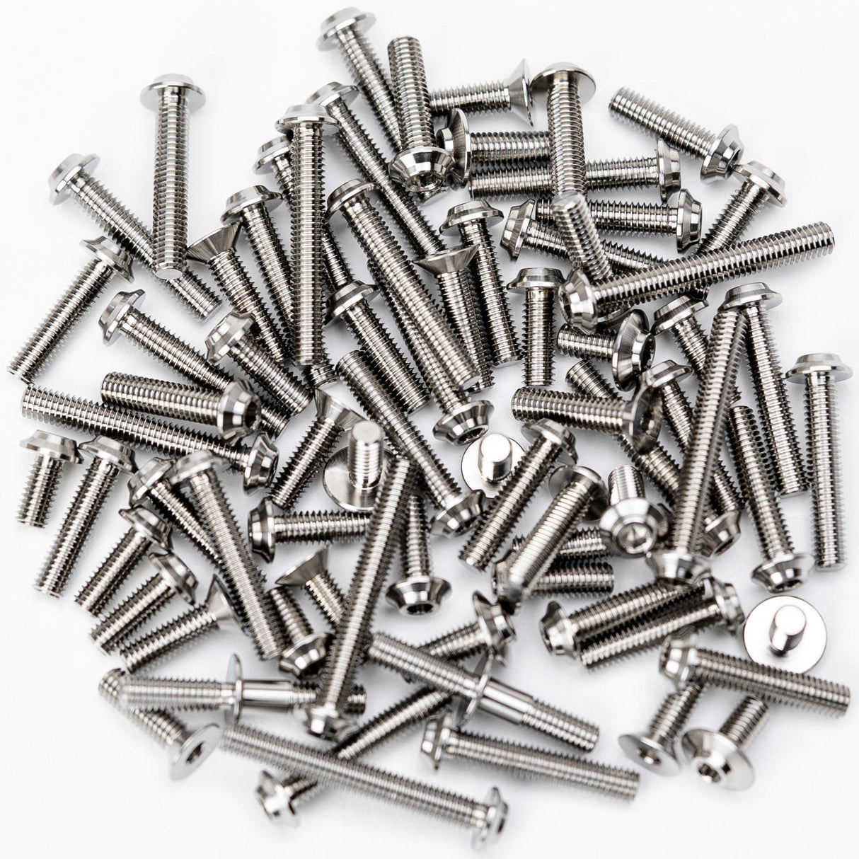 1up Racing Pro Duty Titanium Upper Screw Set - XRAY XB2 '25