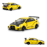 404ERROR Mitsubishi Evolution X Varis Widebody Yellow 1:64