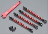 Traxxas 7138X Aluminum Toe Links Red 1/16 E-Revo Summit Grave Digger