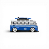 LF Model Volkswagen T1 Kombi with Surfboards Blue/White 1:64